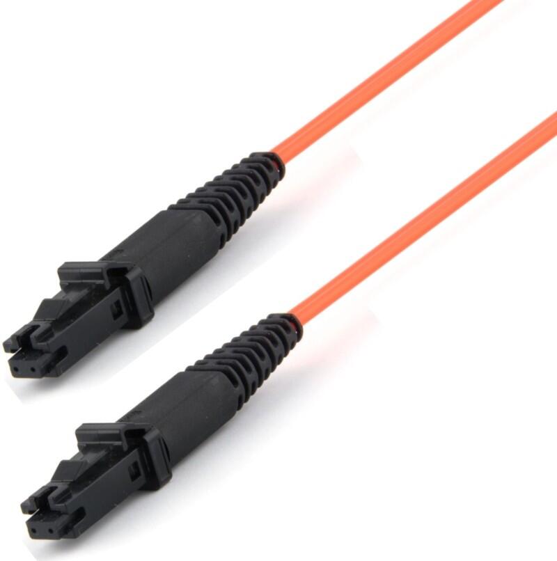 P-MM5-D2O-MTJ-MTJ-xx Fiberworks AS  Snor MM DPX MTRJ(f)/PC-MTRJ(f)/PC xx m 50/OM2 2x ø2mm Oransje (2x MTRJ Femalel)