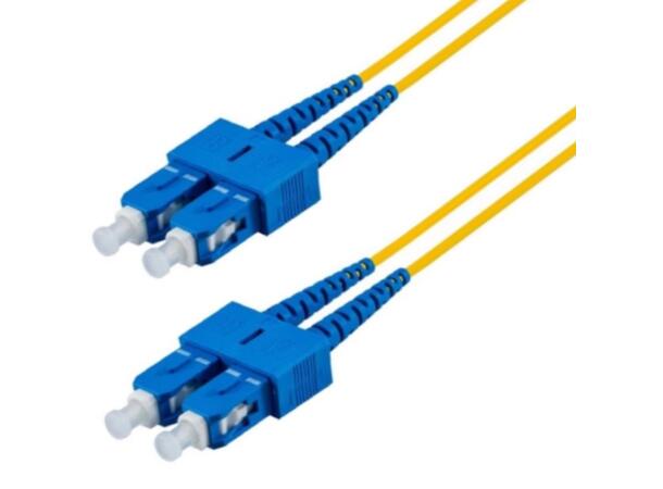 Snor SM DPX SC/UPC-SC/UPC xx m 9/OS2 G.657.A2 2x ø2mm Gul 