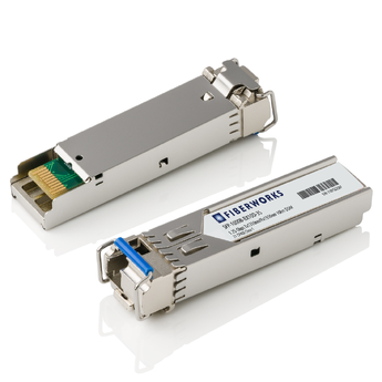 SFP-1000B-BX10D-35 Fiberworks AS  SFP BiDi, 1.25 Gbps GigE, DDM, SM, 10km TX/RX=1310/1550nm, 11dB, LC
