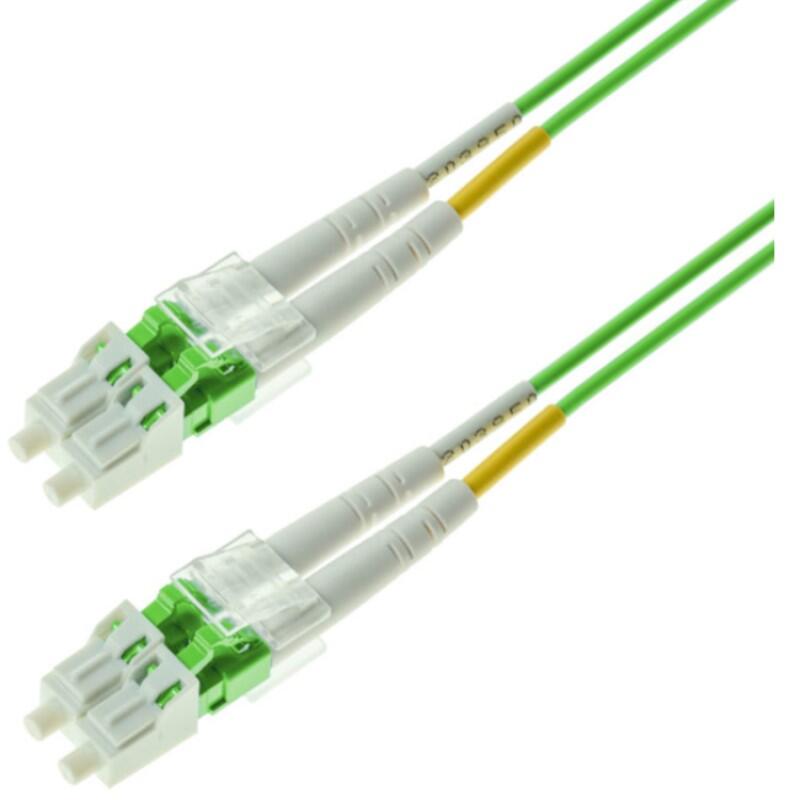 P-OM5-D2L-LCP-LCP-xx Fiberworks AS  Patch MM DPX LC/PC-LC/PC xx m 50/OM5 BIF (SWDM) 2x &#248;2mm Lime Green
