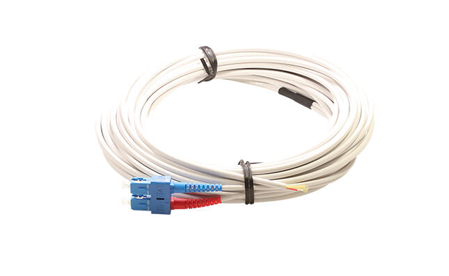 P-7A2-D4W-SCU-DRP-15 Fiberworks AS  SM 2F 2xSC/UPC-pigtail 15 m 9/OS2 G.657.A2 ø4.5 mm hvit