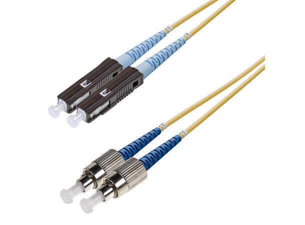 Patch SM DPX MU/UPC-FC/UPC xx m 9/OS2 G.657.A2 2x ø2mm Yellow 