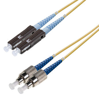 P-SM9-D2Y-MUU-FCU-xx Fiberworks AS  Patch SM DPX MU/UPC-FC/UPC xx m 9/OS2 G.657.A2 2x ø2mm Yellow