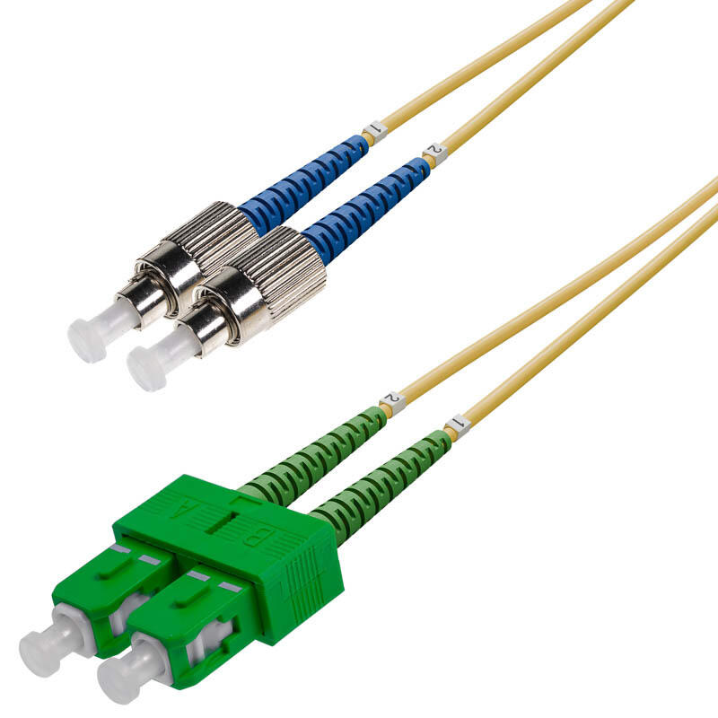 P-SM9-D3Y-SCA-FCU-xx Fiberworks AS  Patch SM DPX SC/APC-FC/UPC xx m 9/OS2 G.657.A2 2x ø2mm Yellow