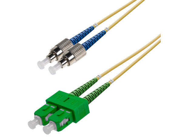 Patch SM DPX SC/APC-FC/UPC xx m 9/OS2 G.657.A2 2x ø2mm Yellow 