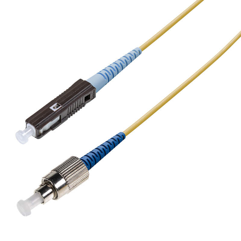 P-SM9-S2Y-MUU-FCU-xx Fiberworks AS  Snor SM SPX MU/UPC-FC/UPC xx m 9/OS2 G.657.A2 ø2mm Gul