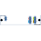 F-CMUX-4-QSFP2733-LU Fiberworks AS  Fiberworks 4 ch. CWDM Mux+Demux for QSFP Low band 1270 - 1330 nm, LC/UPC