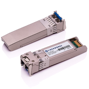SFP-10GE-LRM-U Fiberworks AS FIB-SFP-10GE-LRM SFP+, 10G Ethernet, DDM, 220m @ OM1/OM2 1310nm, 3.4dB, MM, requires EDC, Fiberw.