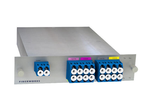 Fiberworks 8ch. CWDM BiDi Mux/Demux LGX3 Single fiber, LC/UPC, B-side 