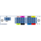 F-CMUX-BIDI8-B-LGX3 Fiberworks AS  Fiberworks 8ch. CWDM BiDi Mux/Demux LGX3 Single fiber, LC/UPC, B-side
