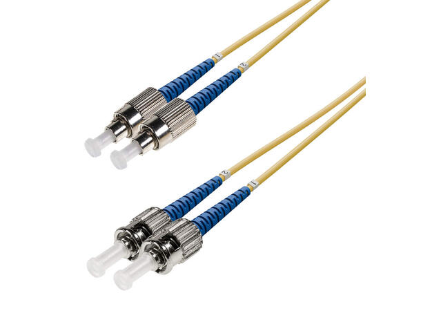 Patch SM DPX ST/UPC-FC/UPC xx m 9/OS2 G.657.A2 2x ø2mm Yellow 