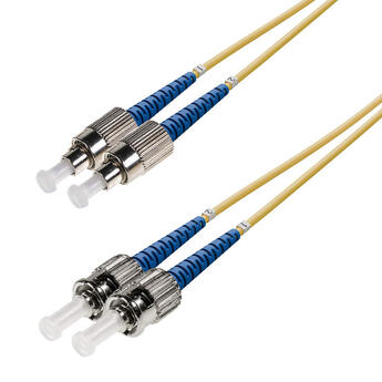 P-SM9-D2Y-STU-FCU-xx Fiberworks AS  Patch SM DPX ST/UPC-FC/UPC xx m 9/OS2 G.657.A2 2x ø2mm Yellow