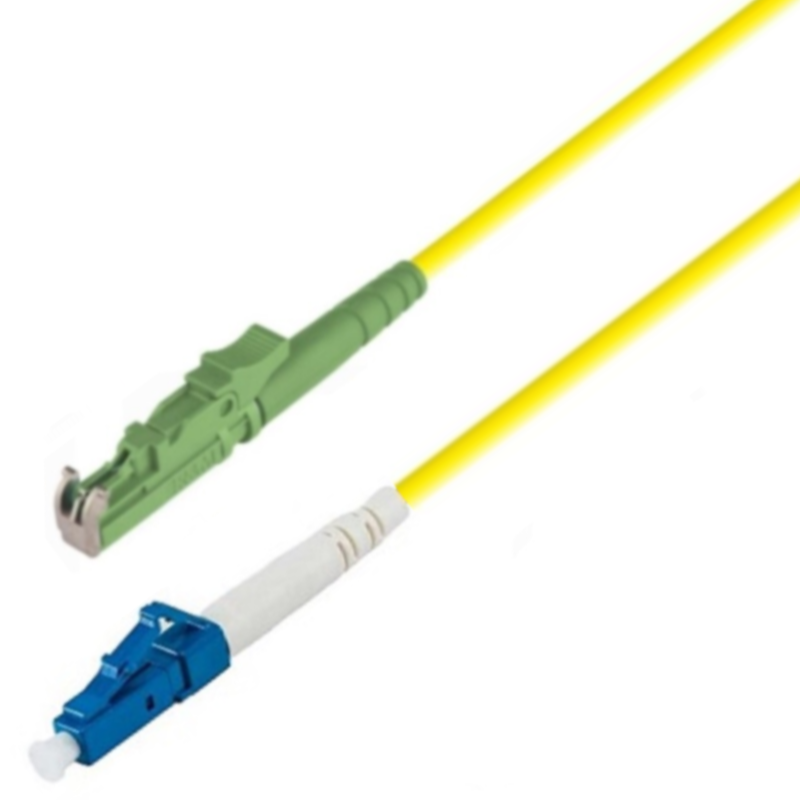 P-SM9-S2Y-E2A-LCU-xx Fiberworks AS  Snor SM SPX E2000/APC-LC/UPC xx m 9/OS2 G.657.A2 &#248;2mm Gul