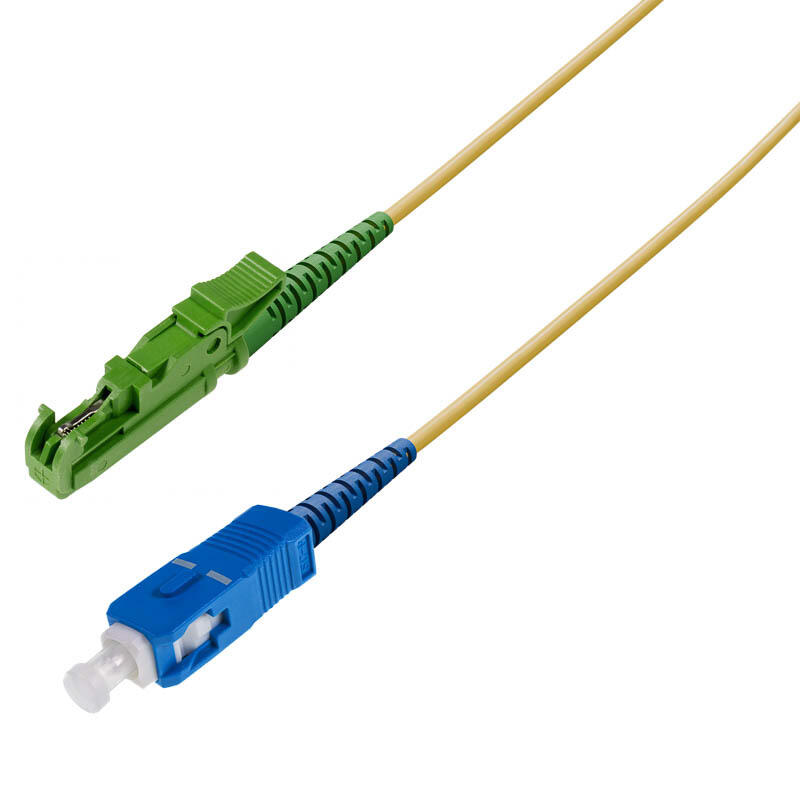 P-SM9-S2Y-E2A-SCU-xx Fiberworks AS  Snor SM SPX E2000/APC-SC/UPC xx m 9/OS2 G.657.A2 ø2mm Yellow