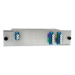 Fiberworks 4 ch. CWDM BiDi Mux/Demux Low Loss, Single fiber, LC/UPC, A-side