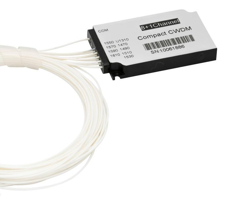 F-CCMUX-8-2745-O9 Fiberworks AS  Fiberworks compact 8 ch. CWDM Mux/Demux C27-C37 &amp; C43-C45, 900&#181;m pigtails