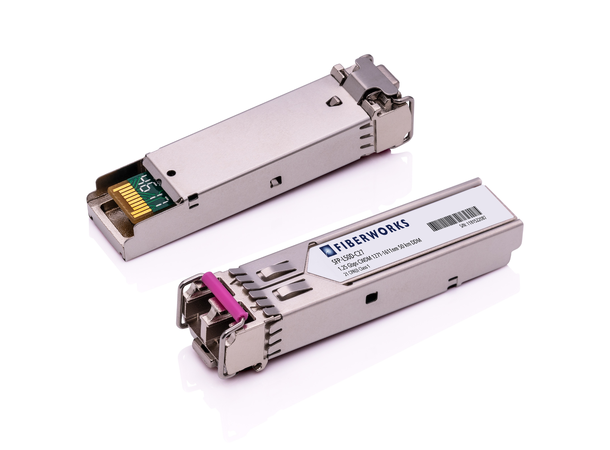 SFP, 1.25 Gbps GigE, DDM, 50km CWDM 1271nm, 19dB, SM/MM, Hirschmann