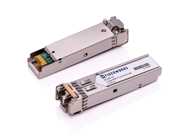 SFP, 1.25 Gbps GigE, DDM, 50km CWDM 1371nm, 19dB, SM/MM, Hirschmann