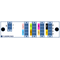 F-CMUX+8-LB2745-LGX2 Fiberworks AS  Fiberworks 8 ch. CWDM Mux+Demux, LGX2 Low band C27-C37 & C43-C45, LC/UPC