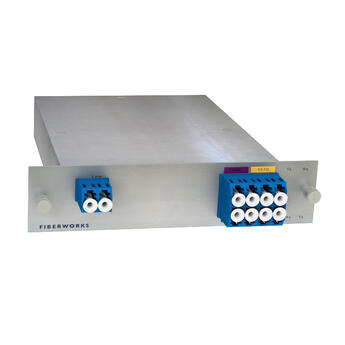 F-CMUX-BIDI4-A-LGX3 Fiberworks AS  Fiberworks 4ch. CWDM BiDi Mux/Demux LGX3 Single fiber, LC/UPC, A-side
