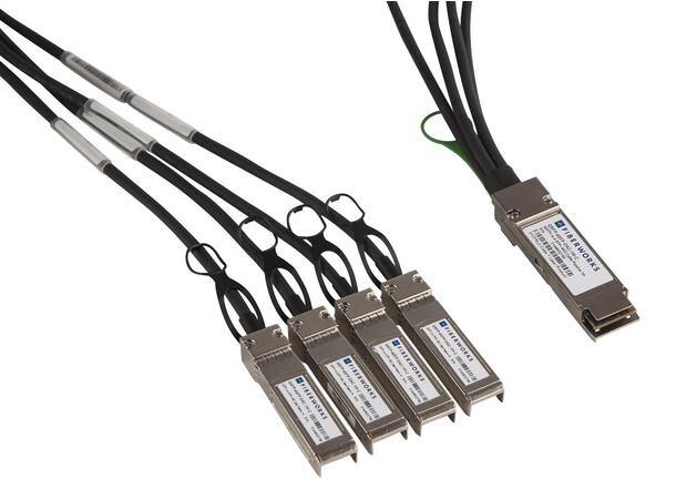 QSFP28 to 4 SFP28 Twinax cable (DAC) 100GBASE-CR4, Passive, DAC