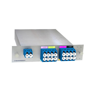 F-CMUX+8-LB2745-LGX3 Fiberworks AS  Fiberworks 8 ch. CWDM Mux+Demux, LGX3 Low band C27-C37 &amp; C43-C45, LC/UPC