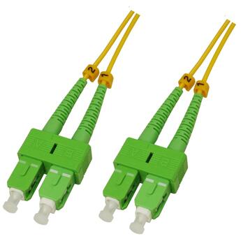P-SM9-D3Y-SCA-SCA-xx Fiberworks AS  Patch SM DPX SC/APC-SC/APC xx m 9/OS2 G.657.A2 2x &#248;2mm Yellow