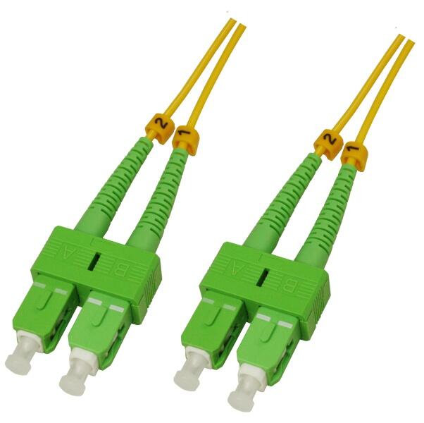 P-SM9-D3Y-SCA-SCA-xx Fiberworks AS  Patch SM DPX SC/APC-SC/APC xx m 9/OS2 G.657.A2 2x &#248;2mm Yellow