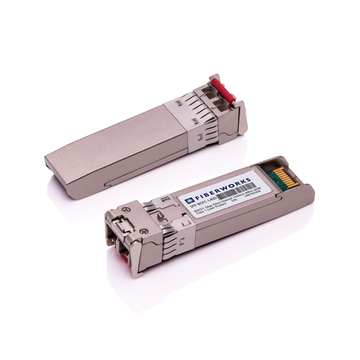 SFP-8GFC-L40D Fiberworks AS  SFP+, 8/4/2/1G Fibre Channel, CDR, 40km 1550nm, 15dB, DDM, SM