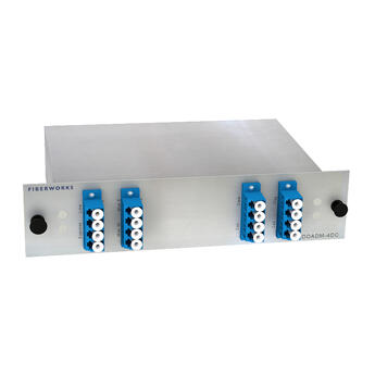 F-DOADM-4DC-MLU-4548 Fiberworks AS  Fiberworks 4 ch. DWDM OADM w/mon.ports C45 - C48, "drop and continue", LC