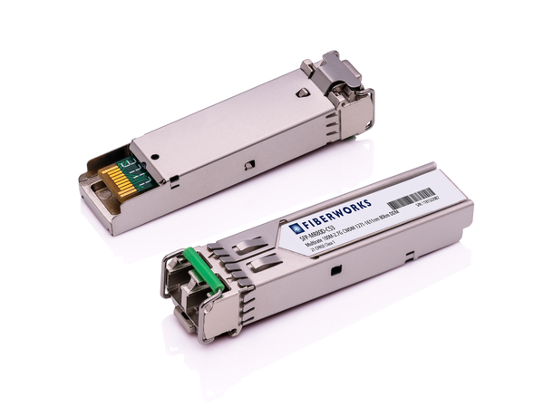 SFP, Multirate 100M-2.7G, DDM, 80km RGD CWDM 1531nm, 28dB, SM, Fiberworks