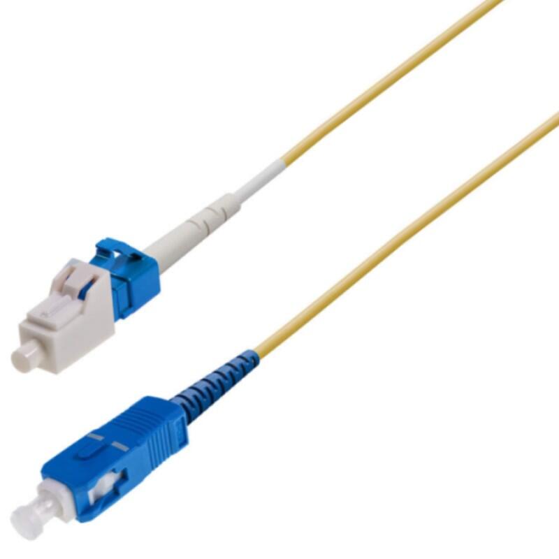 P-SM9-S2Y-LCU-SCU2.5 Fiberworks AS Elnr. 6908077 Patch SM SPX LC/UPC-SC/UPC 2,5m 9/OS2 G.657.A2 ø2mm Yellow