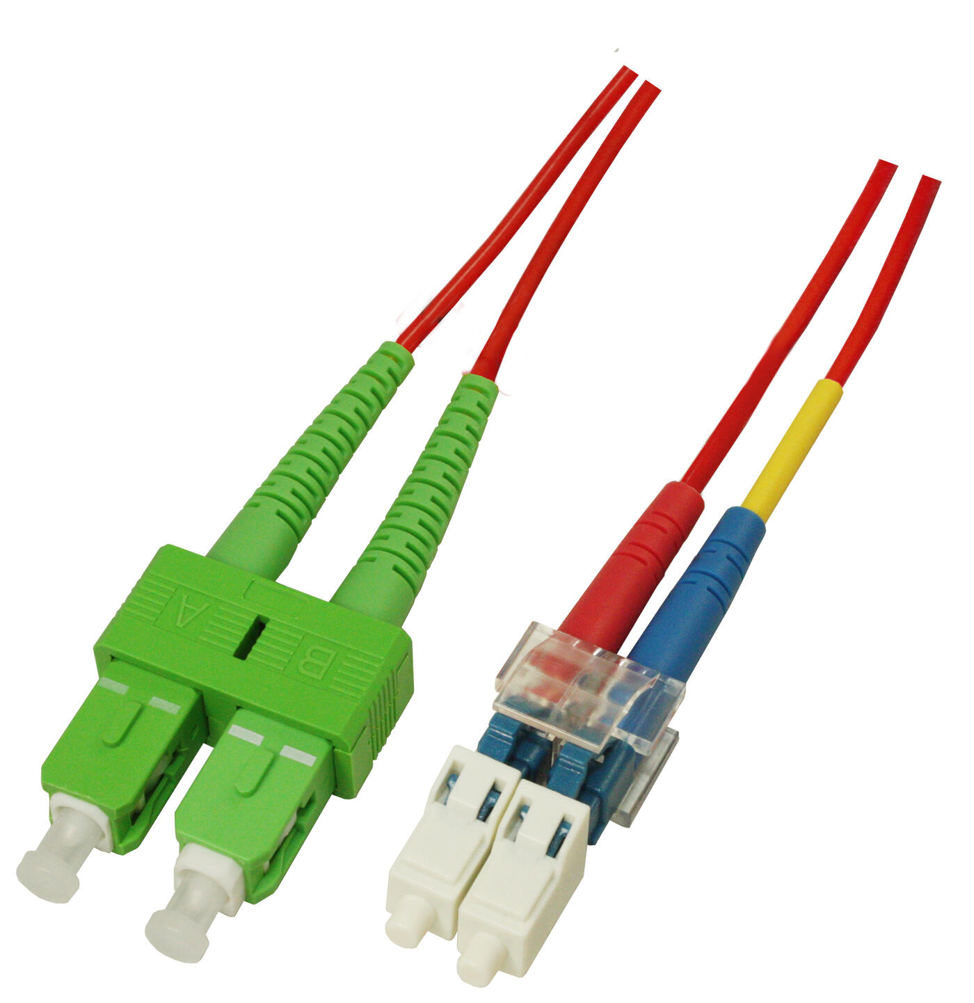 P-SM9-D2R-SCA-LCU-xx Fiberworks AS  Snor SM DPX SC/APC-LC/UPC xx m 9/OS2 G.657.A2 2x &#248;2mm R&#248;d