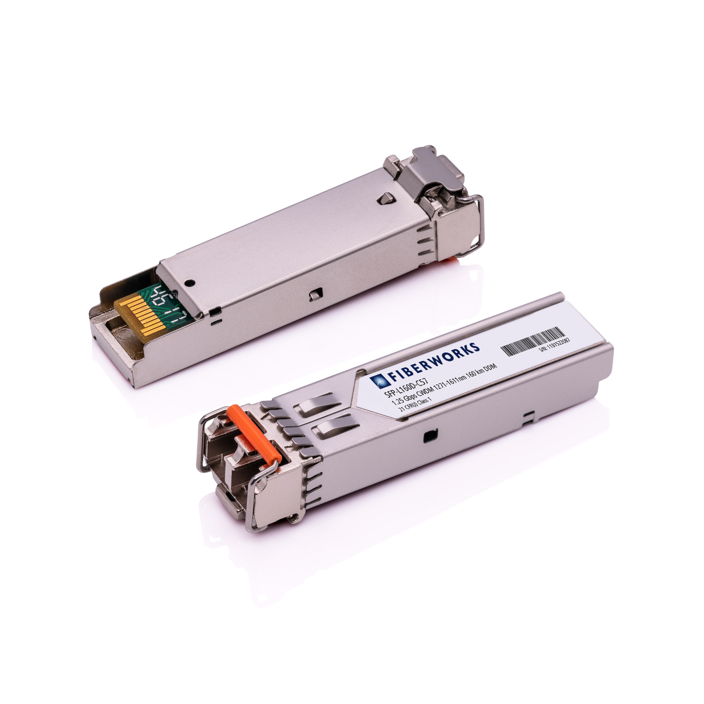 SFP-L160D-C57-H3 Fiberworks AS  SFP, 1.25 Gbps GigE, DDM, 160km CWDM 1571 nm, 37dB, SM/MM, H3C