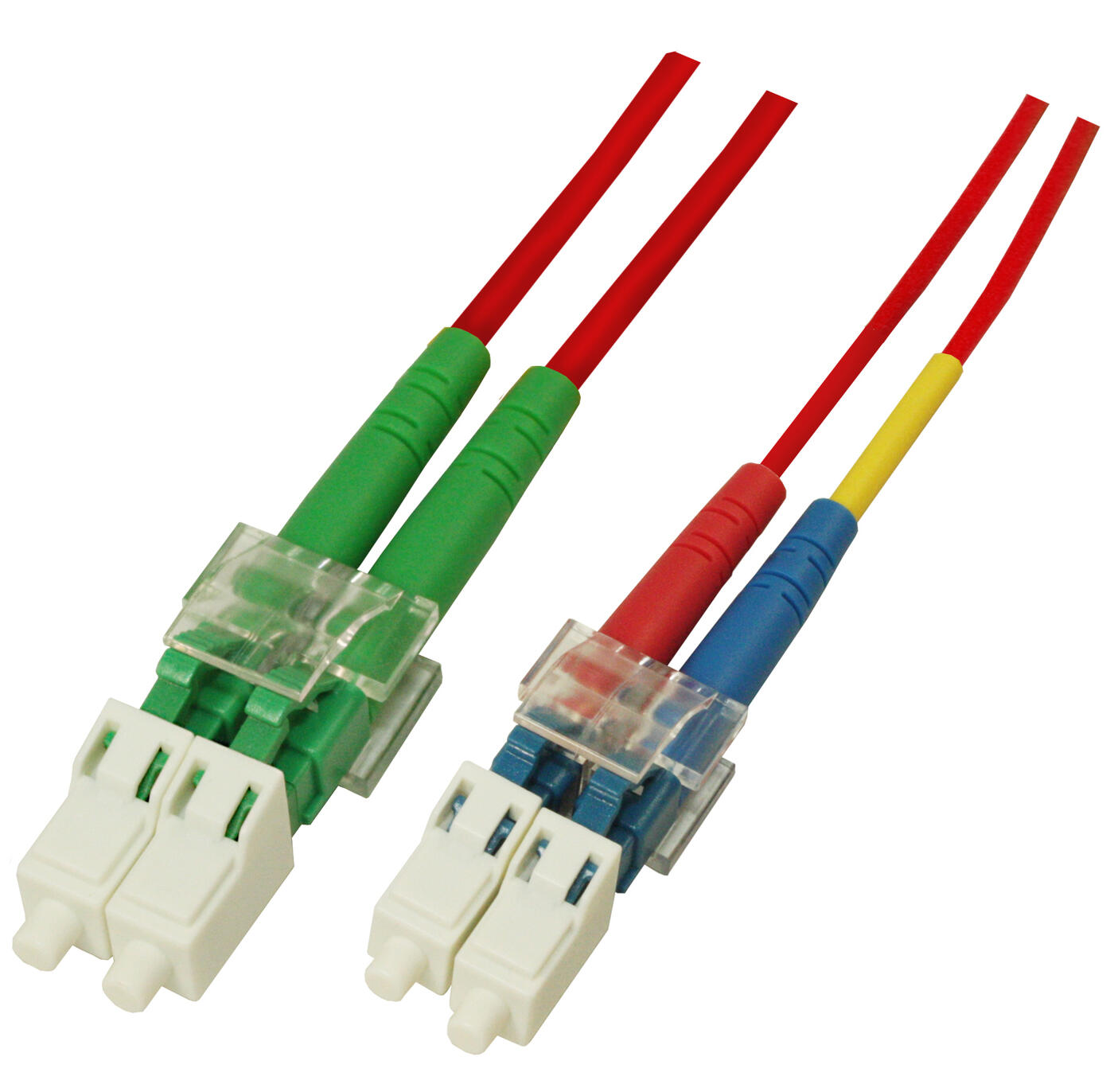 P-SM9-D2R-LCA-LCU-xx Fiberworks AS  Patch SM DPX LC/APC-LC/UPC xx m 9/OS2 G.657.A2 2x &#248;2mm Red