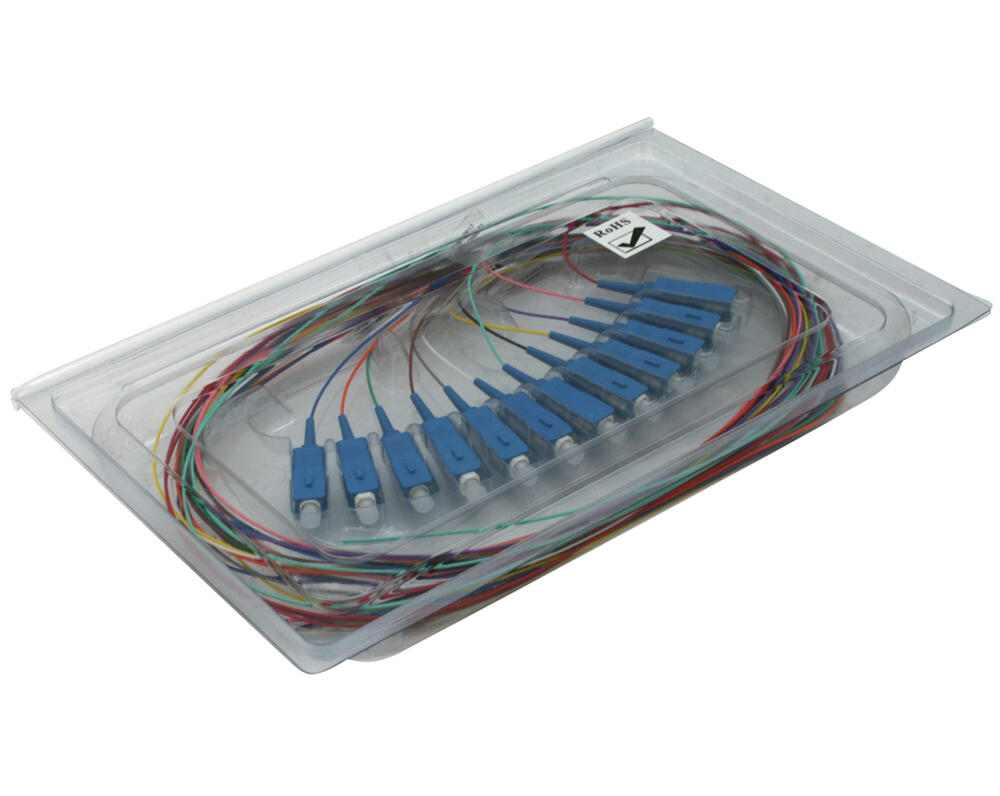 PT-SM9-T9X-SCU-15-BP Fiberworks AS  Pigtail SM SC/UPC 12-color, 1,5 m 9/OS2 G.657.A2, 900&#181;m tight buffer