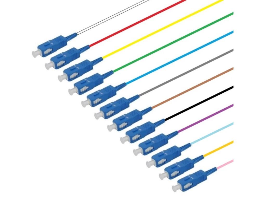 PT-SM9-T9X-SCU-15-BP Fiberworks AS  Pigtail SM SC/UPC 12-color, 1,5 m 9/OS2 G.657.A2, 900&#181;m tight buffer