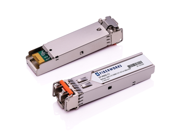 SFP, Multirate 100M-2.7G, DDM, 80km RGD CWDM 1571nm, 28dB, SM, Fiberworks