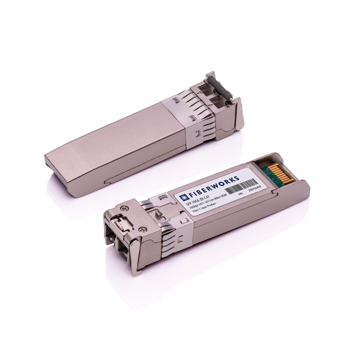 SFP-10GE-ZR-C47-D Fiberworks AS  SFP+, 10GBase-LR, DDM, 80km CWDM 1471nm, 25dB, SM, Dell