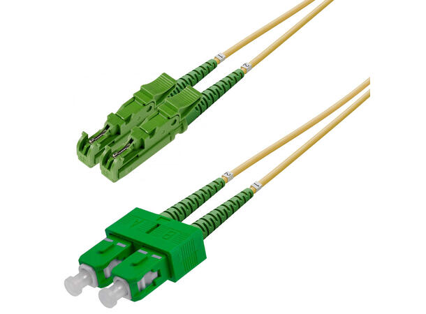 Patch SM DPX E2000/APC-SC/APC xx m 9/OS2 G.657.A2 2x ø2mm Yellow 