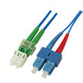 Patch SM DPX LC/APC-SC/UPC 10 m 9/OS2 G.657.A2 2x &#248;2mm Blue