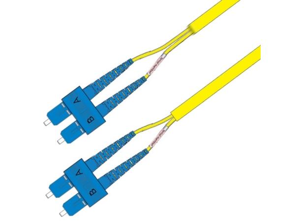 Snor SM DPX Forsterket SC/UPC-SC/UPC x m 9/OS2 G.657.A1 3x5mm Ruggedized Yellow 