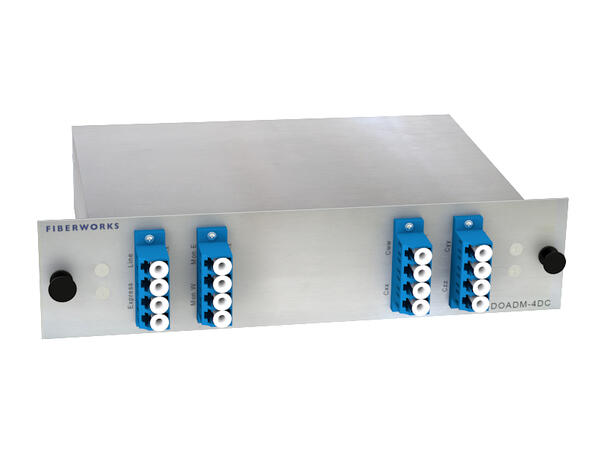 Fiberworks 4 ch. DWDM OADM w/mon.ports C37 - C40, "drop and continue", LC 