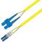 P-SM9-D5Y-LCU-SCU-xx Fiberworks AS  Snor SM DPX Forsterket LC/UPC-SC/UPC x m 9/OS2 G.657.A1 3x5mm Ruggedized Yellow