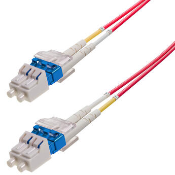 P-SM9-D2R-LCU-LCU-xx Fiberworks AS  Snor SM DPX LC/UPC-LC/UPC xx m 9/OS2 G.657.A2 2x ø2mm Rød