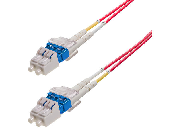 Snor SM DPX LC/UPC-LC/UPC xx m 9/OS2 G.657.A2 2x ø2mm Rød 