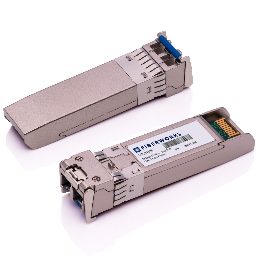 SFP28-LR20 Fiberworks AS  SFP28, 25GBASE-LR, DDM, 20km 1310nm, 13dB, SM