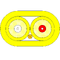 P-SM9-D5Y-LCU-LCU-xx Fiberworks AS  Snor SM DPX Forsterket LC/UPC-LC/UPC x m 9/OS2 G.657.A1 3x5mm Ruggedized Yellow