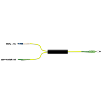 F-COADM-1-IY-LS-15WB Fiberworks AS  Fiberworks 1 ch. CWDM OADM 1550 nm wide Patchcord style, LC UPC/APC and SC/APC