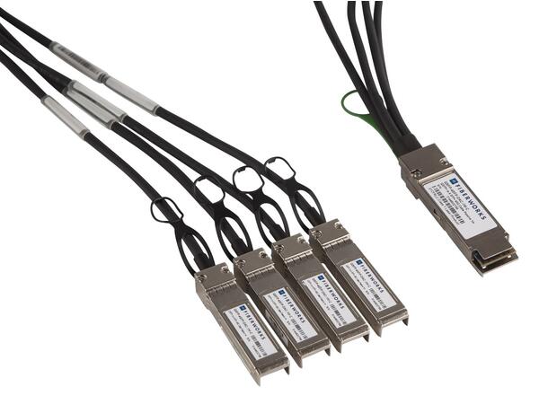 QSFP+ to 4 SFP+ 40G Twinax cable (DAC) Passive, 3 meter, Special 